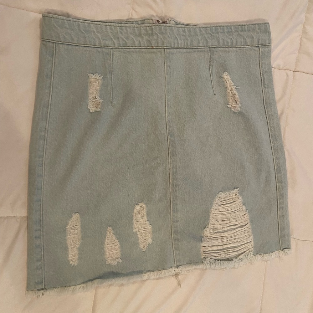Peach love M Jean skirt
